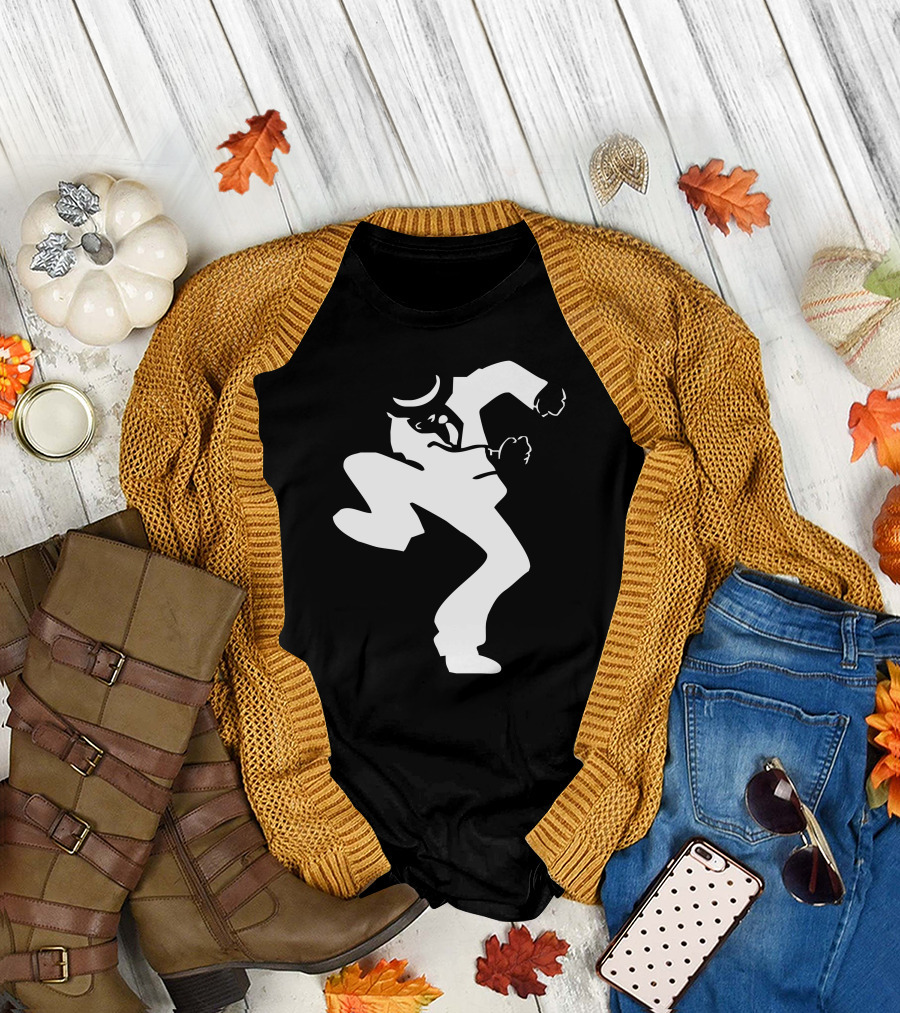 Ska Music Dancing Figure Iconic Style Vintage T-Shirt
