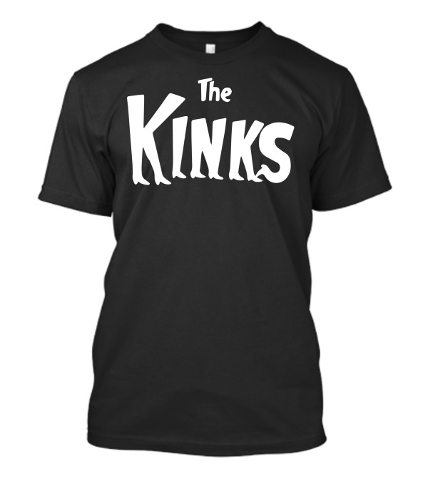 The Kinks Classic Band Logo Style Retro Iconic Typography T-Shirt