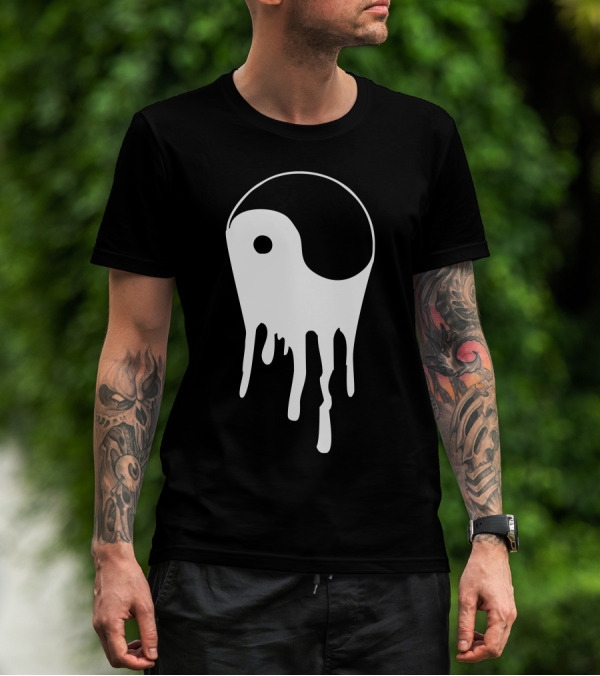 Yang And Yin Dripping Chinese T-Shirt