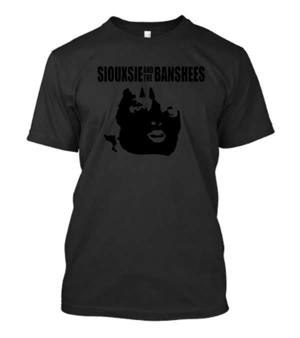 Siouxsie And The Banshees Face Silhouette Punk Rock T-Shirt
