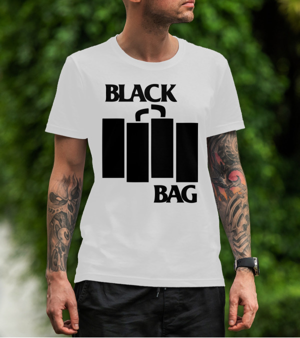 BLACK BAG Bars And Handles T-Shirt