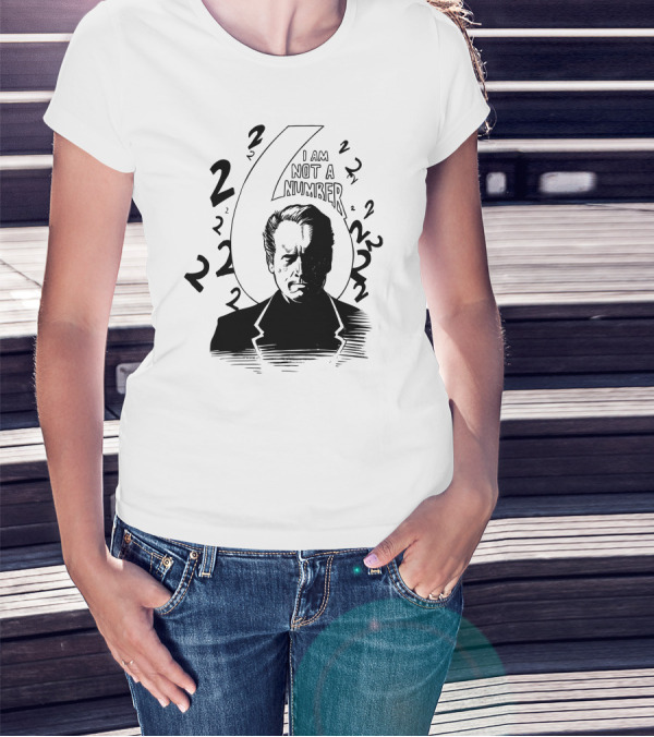 I Am Not A Number Six Vintage The Prisoner Series Character T-Shirt
