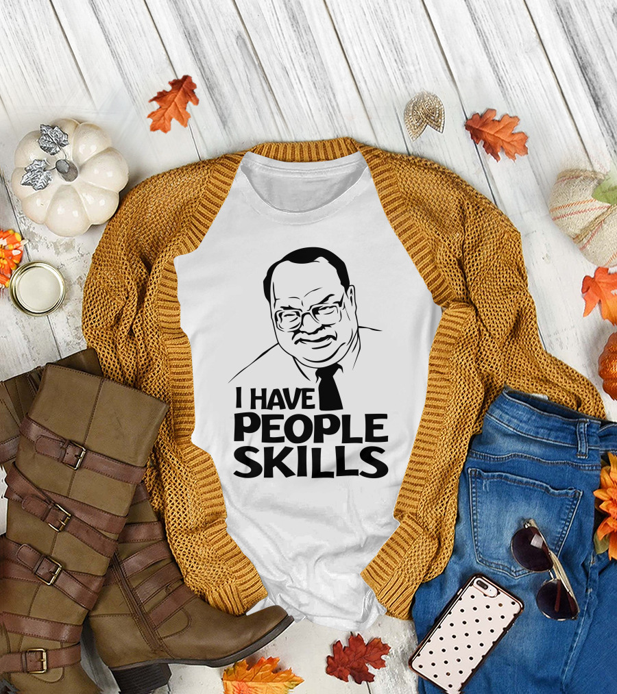 I Have People Skills Office Space Mugshot T-Shirt