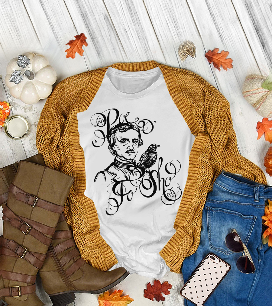 Poe Fo Sho Tattoo Raven T-Shirt