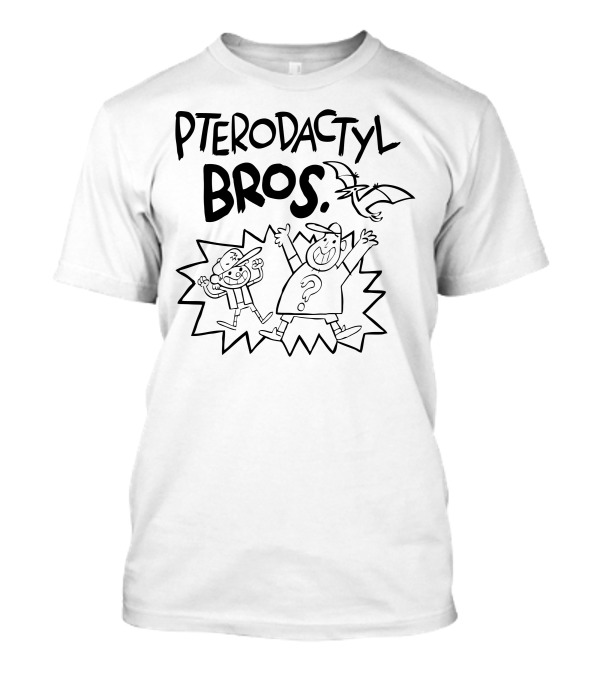Pterodactyl Bros Excited Characters T-Shirt