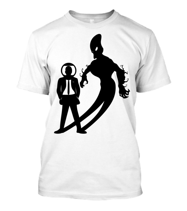 Rocketman And The Shadowy Galactic Ghoul Confrontation T-Shirt