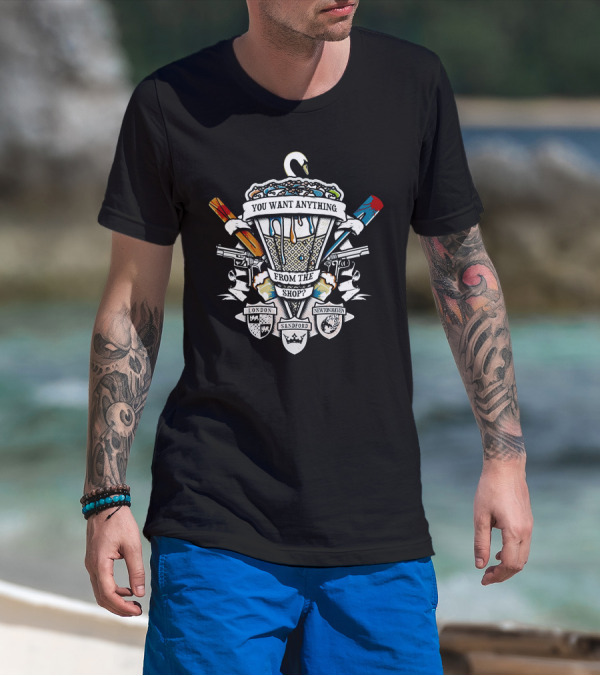 You Want Anything From The Shop? London Sandford Newton Haven Crest T-Shirt