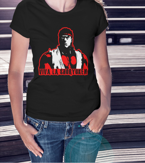 Viva La Shoryuken Ryu Tribute Street Fighter T-Shirt