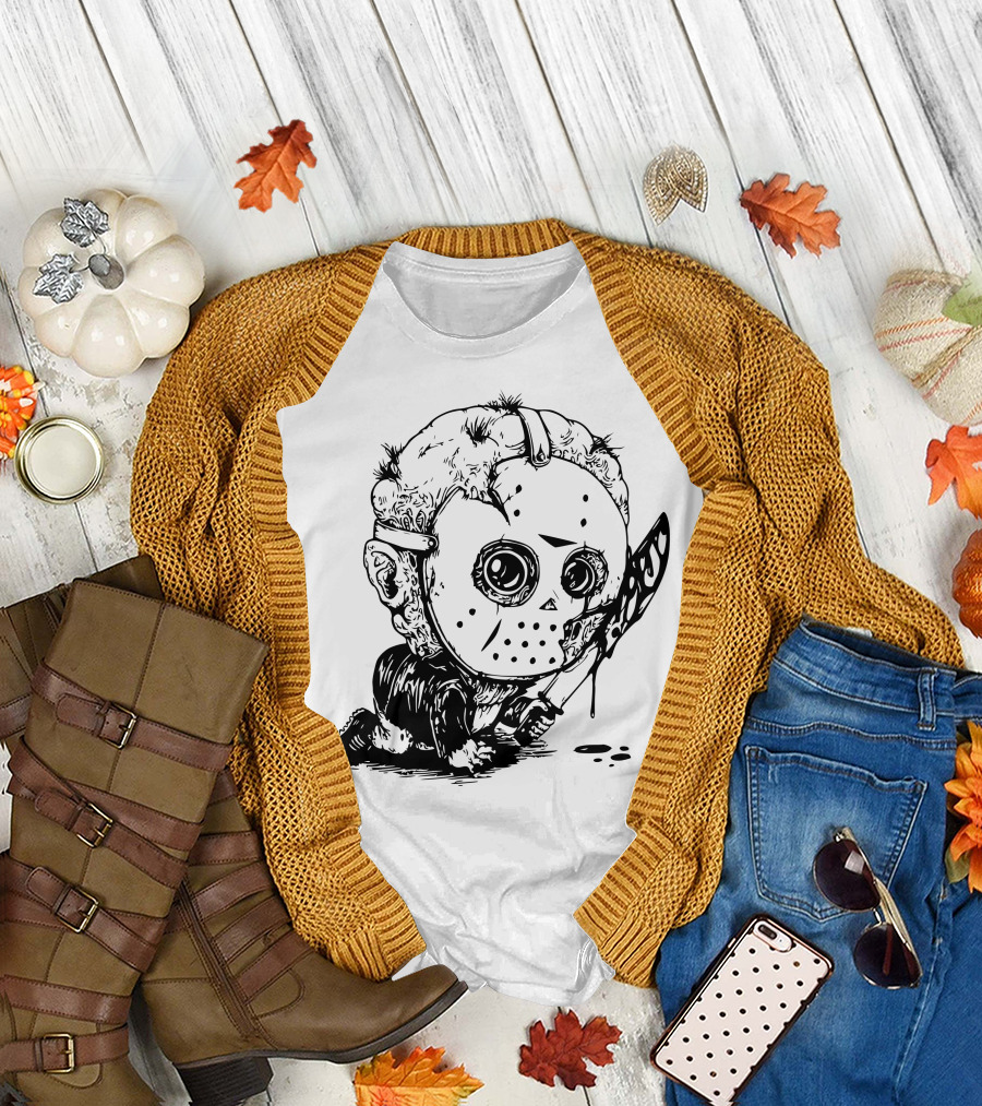 Jason Voorhees Baby Horror Mask Creeper T-Shirt