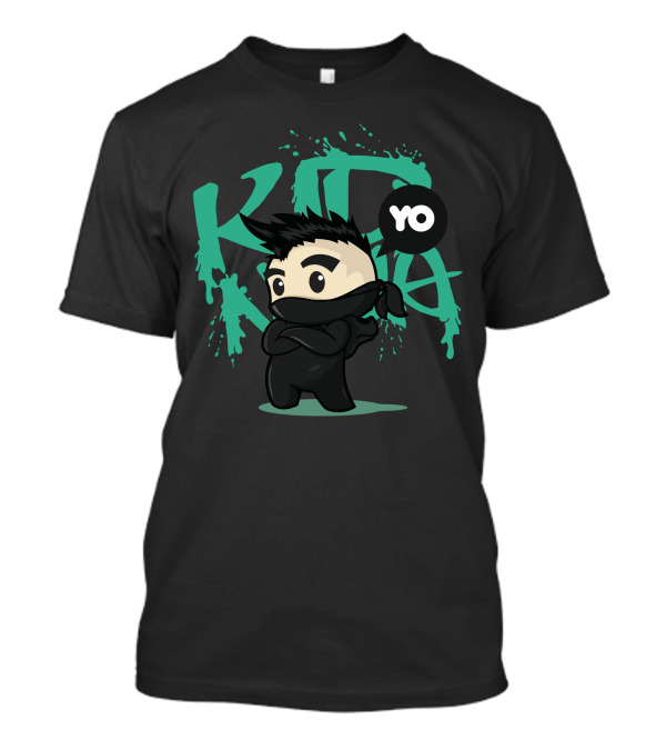 YO Mo Hawk Ninja Kid T-Shirt
