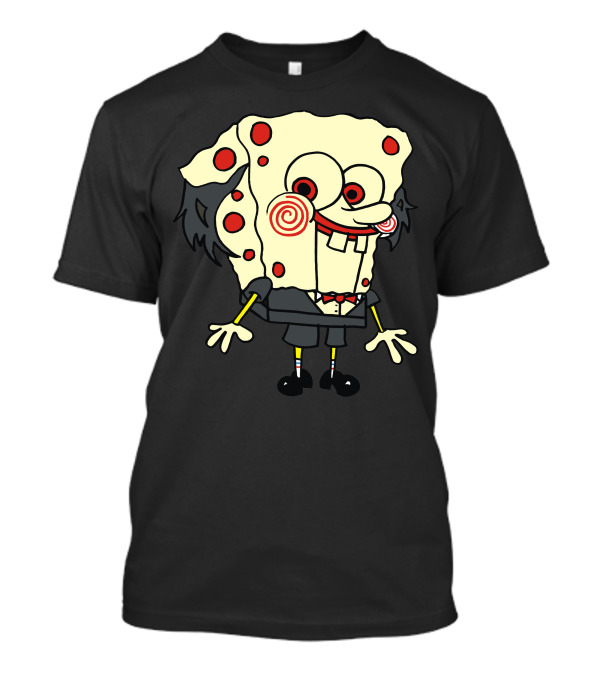 Saw Spongebob Jigsaw Mashup T-Shirt