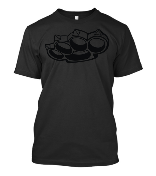 Schlagring Brass Knuckles Black T-Shirt