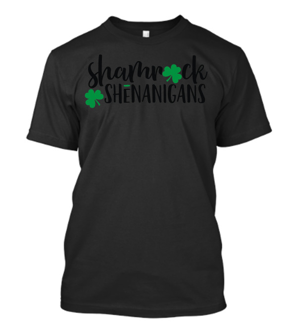 Shamrock Shenanigans Clover Playful Mischief T-Shirt
