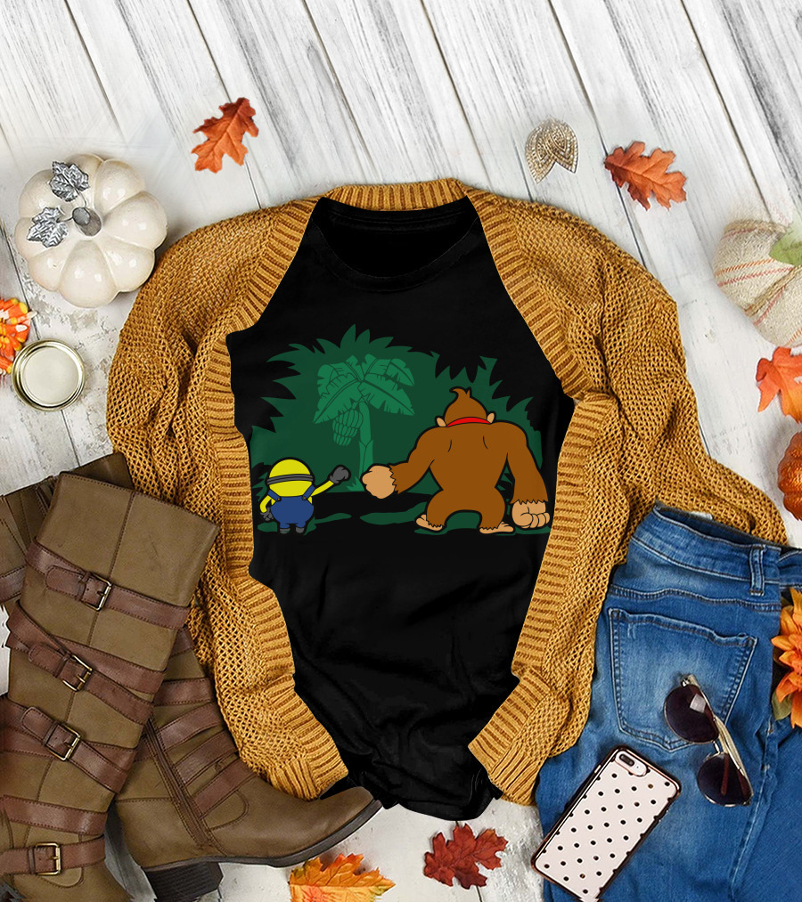 Minion and Donkey Kong Banana Adventure T-Shirt