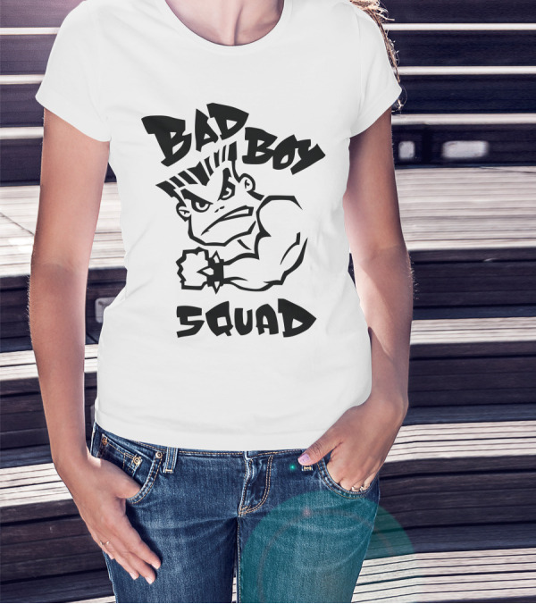Bad Boy Squad Tough Cartoon Character T-Shirt