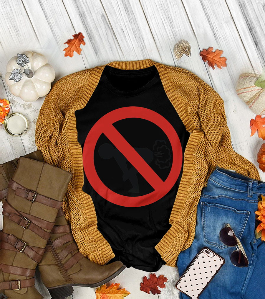 No Farting Allowed Sign T-Shirt