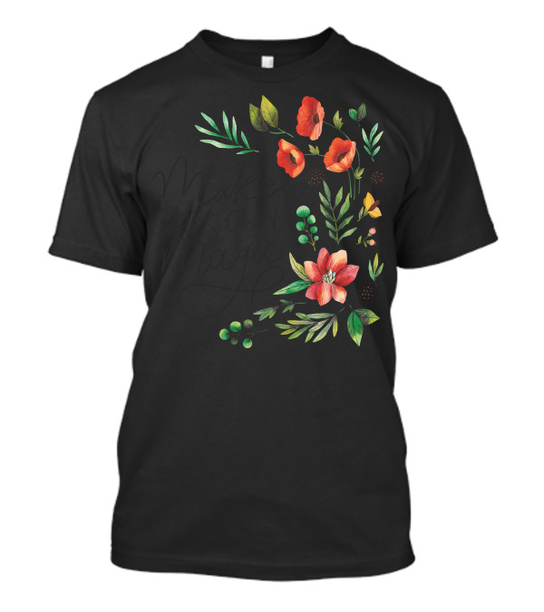 Make Your Own Magic Floral Botanical T-Shirt