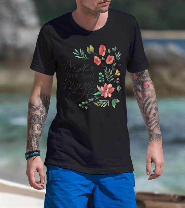 Make Your Own Magic Floral Botanical T-Shirt
