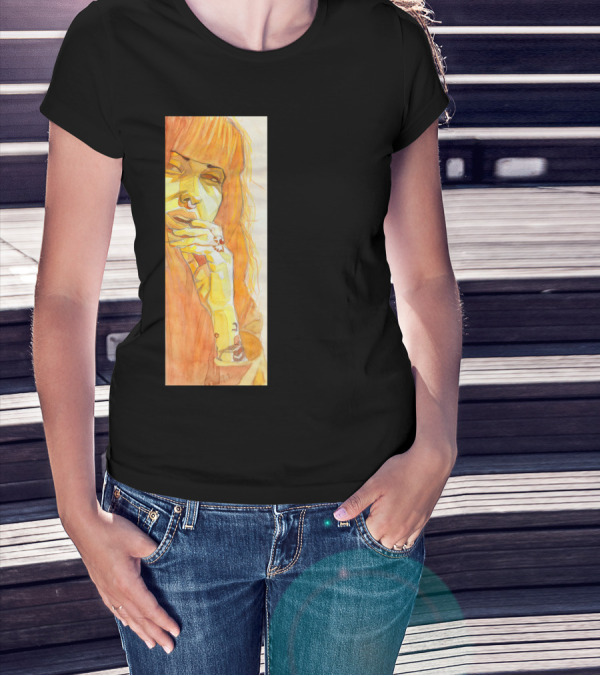 Woman Portrait In Warm Tones T-Shirt