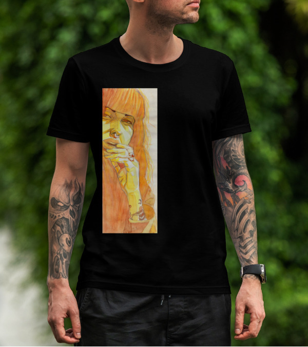 Woman Portrait In Warm Tones T-Shirt
