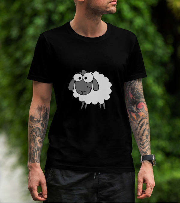 Got Wool Sheep Cartoon Funny Playful T-Shirt
