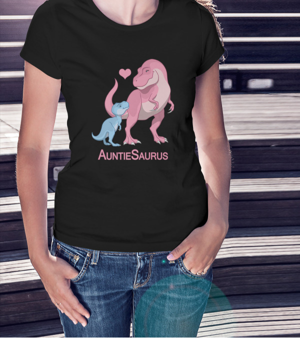 Auntiesaurus Rex Baby Boy Dinosaur Love T-Shirt