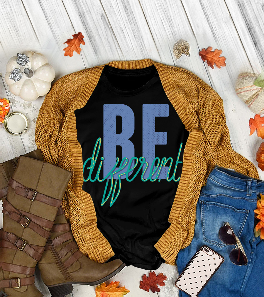 BE Different Vibrant Neon T-Shirt