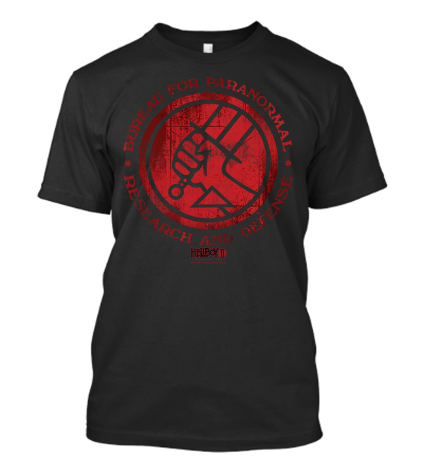 Bureau For Paranormal Research And Defense Hellboy II BPRD T-Shirt