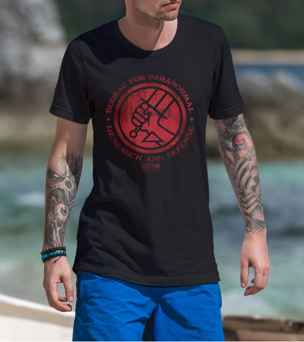 Bureau For Paranormal Research And Defense Hellboy II BPRD T-Shirt