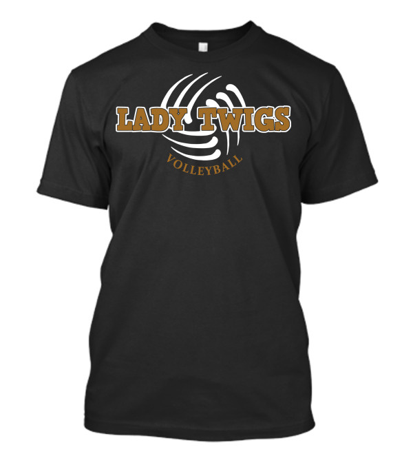 Lady Twigs Volleyball Team Emblem T-Shirt
