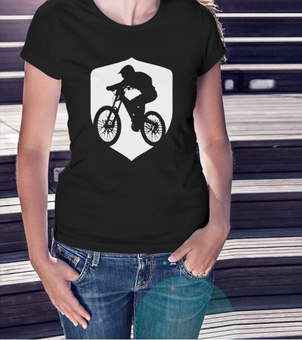 Retro Mountain Bike Downhill T-Shirt