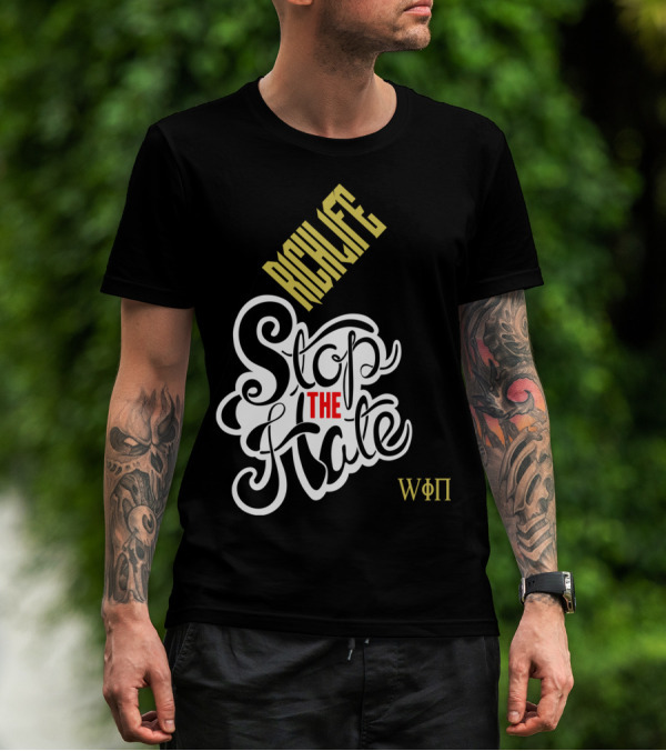 RICHLIFE Stop The Hate Win WFP T-Shirt
