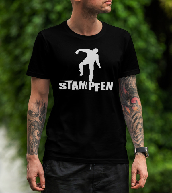Stampfen Shranz DJ Hacke Musik T-Shirt