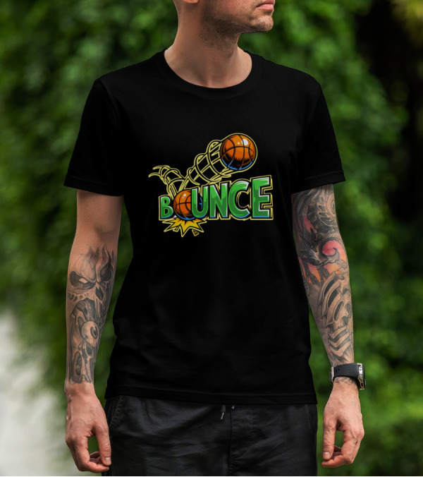 Bounce Basketball Hoop Splash Explosion T-Shirt