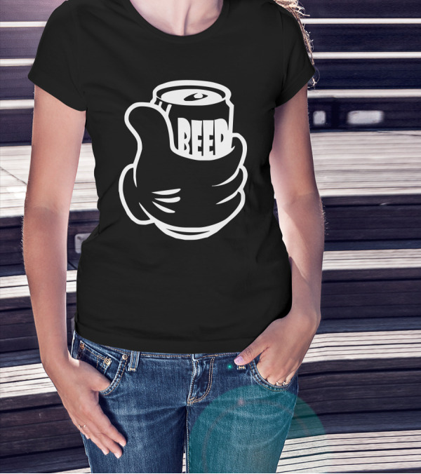 Beer In Hand Drunk Alcohol Can Holder T-Shirt