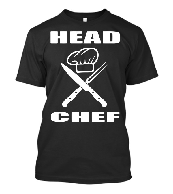 HEAD CHEF Knife Fork Hat T-Shirt