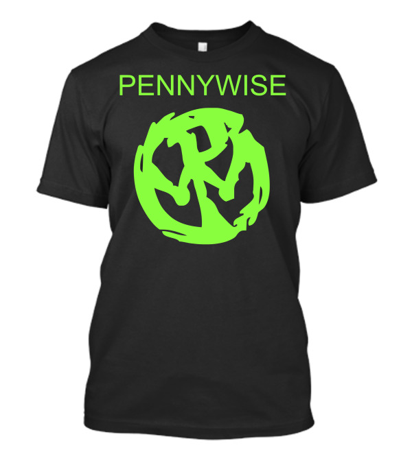 Pennywise Logo Lime Green T-Shirt