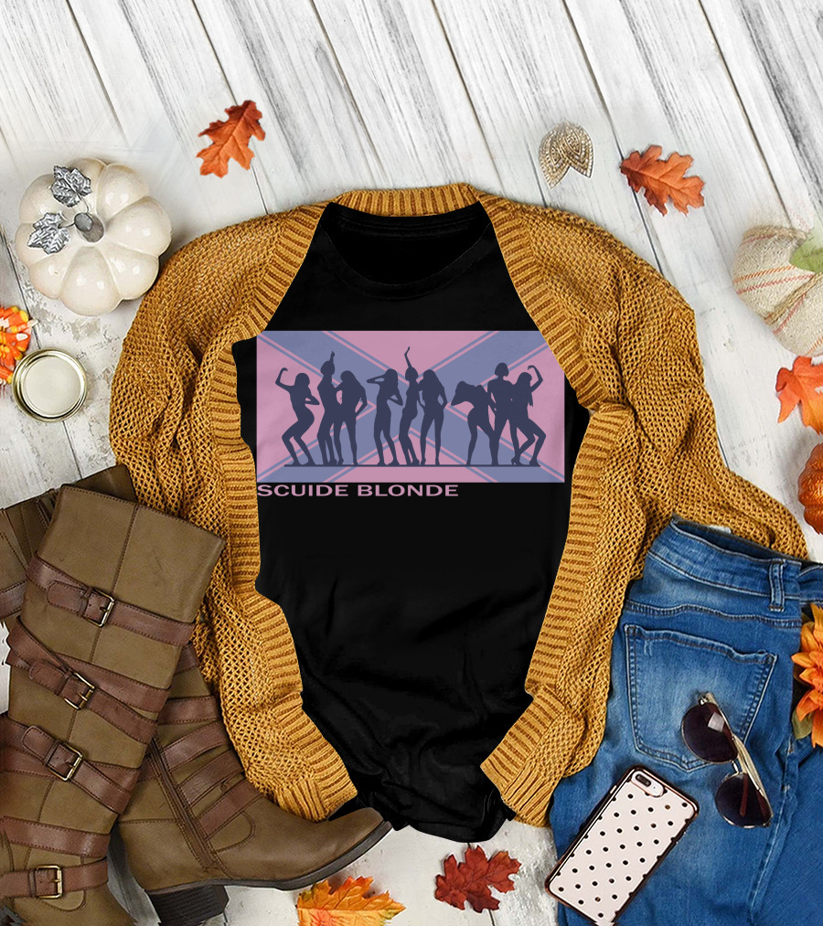Scuide Blonde Silhouette Dance Party T-Shirt