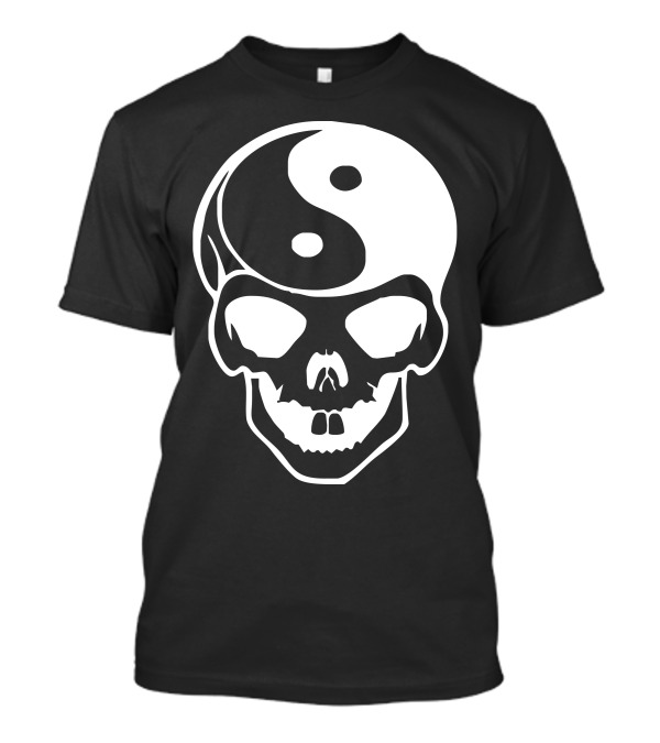 Yin Yang Skull Symbol T-Shirt