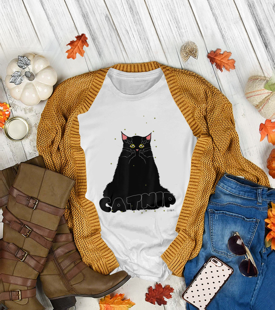 Catnip Crazy Cat Lover Feline T-Shirt