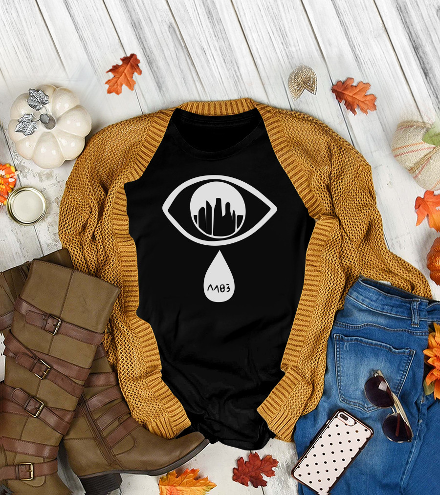 M83 Eye with Skyline and Teardrop T-Shirt