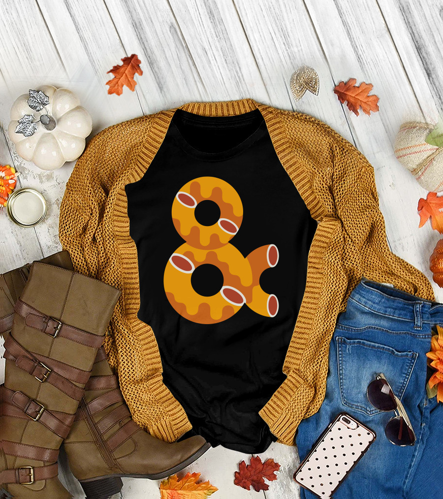 Mac Cheese Ampersand Elbow Pasta with Cheese and Sausage T-Shirt