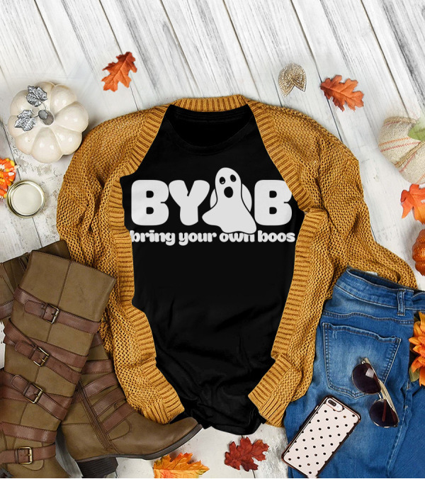 BYOB Bring Your Own Boos Ghost T-Shirt