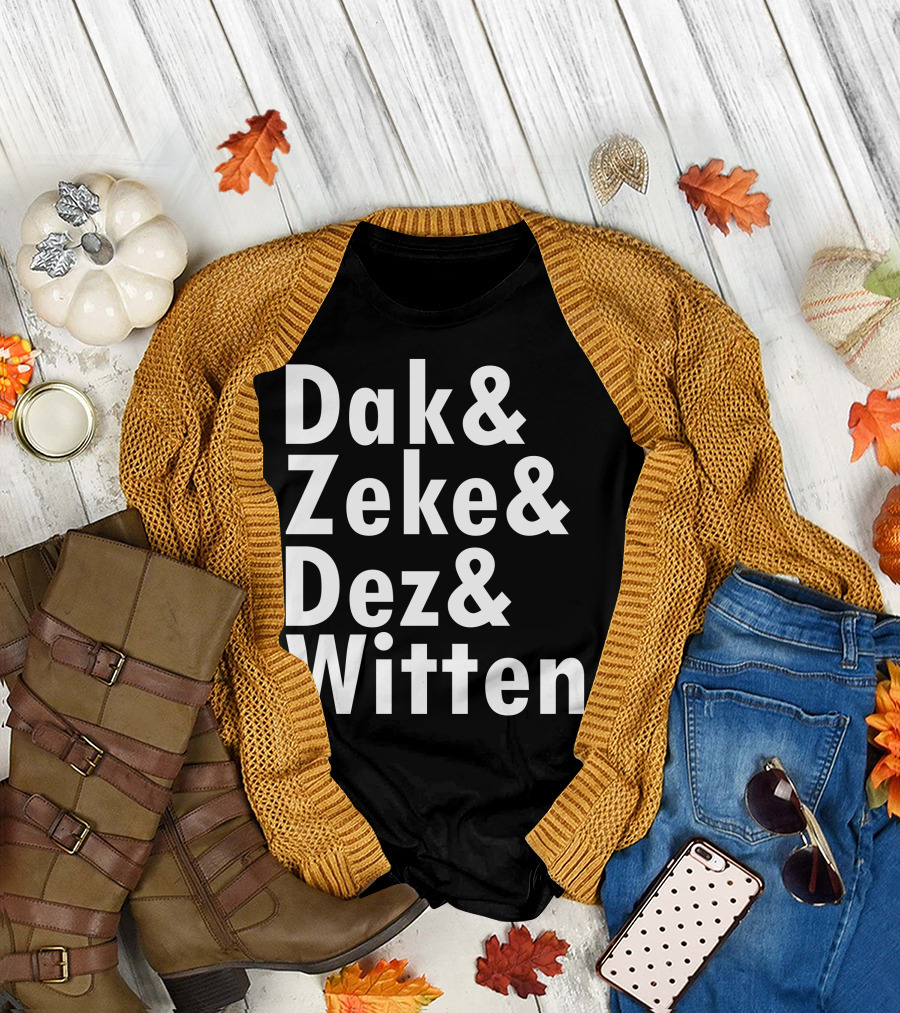 Dak Zeke Dez Witten Football Legends T-Shirt