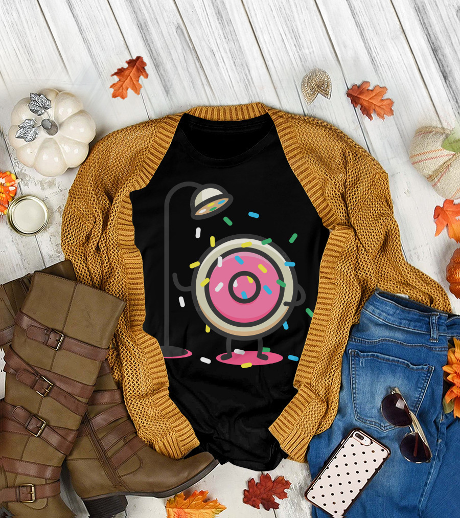 Candy Sprinkle Donut Shower Fun T-Shirt