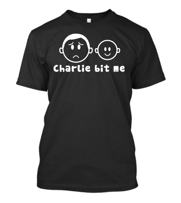Charlie Bit Me Iconic Video Meme Faces T-Shirt