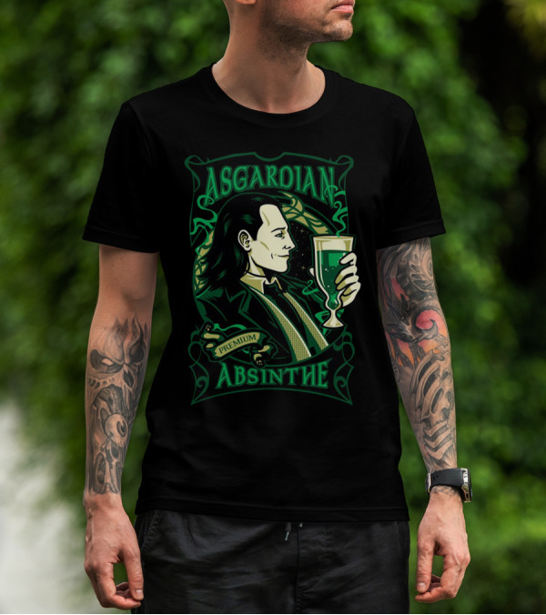 Loki Tom Hiddleston Asgardian Premium Absinthe T-Shirt