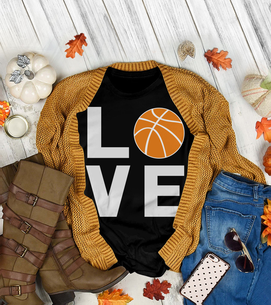 LOVE Basketball Ball Replacing O T-Shirt