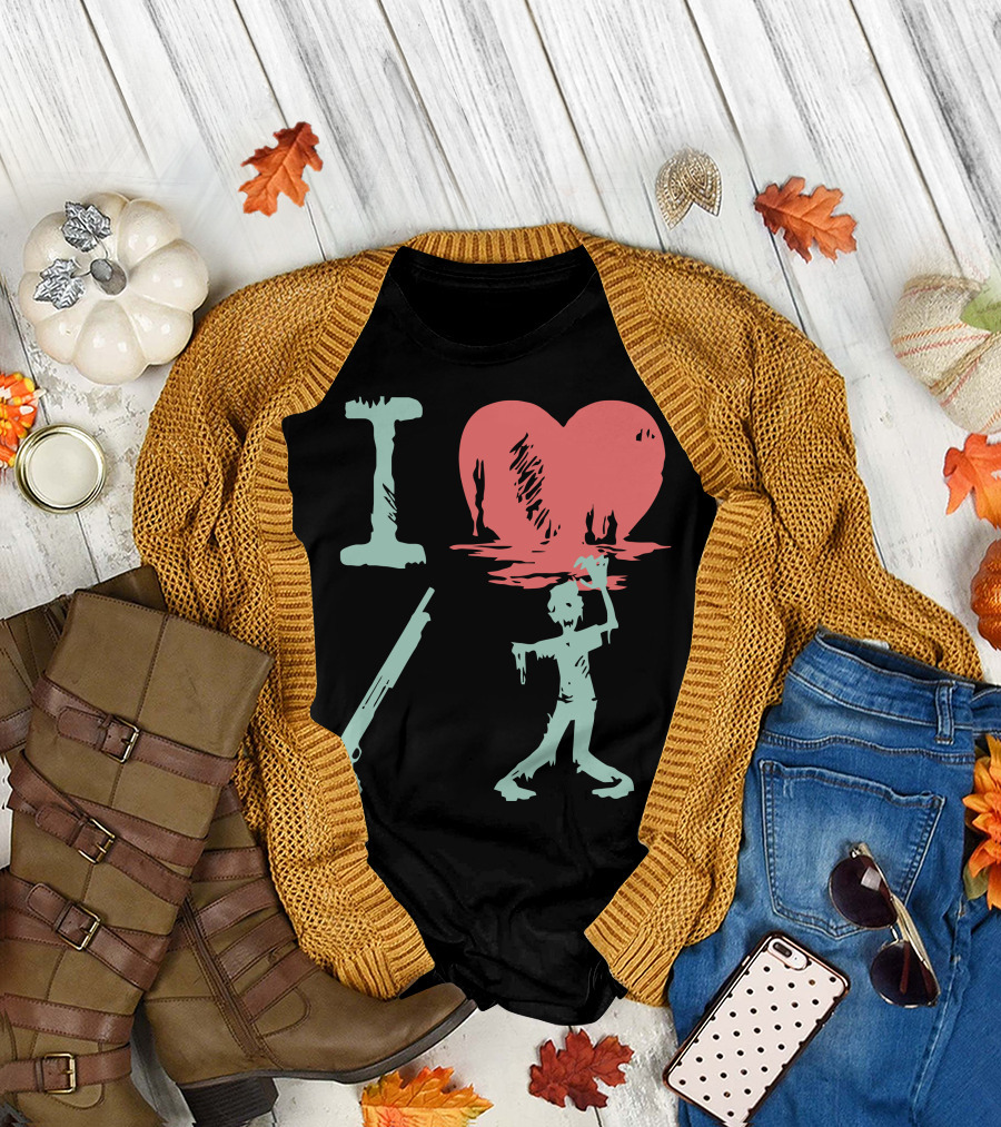 I Love Zombies Of The Dead T-Shirt