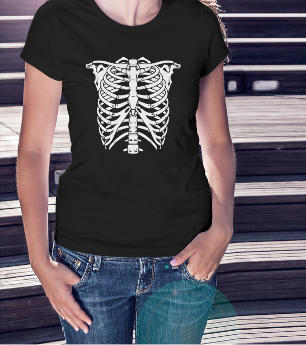 Skeleton Torso Ribcage T-Shirt